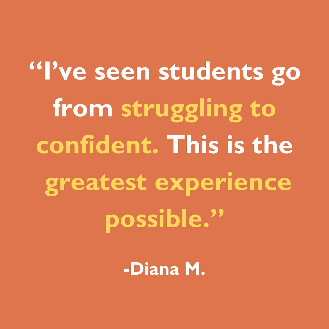 I've seen two children go from struggling to confident. This is the greatest experience possible!